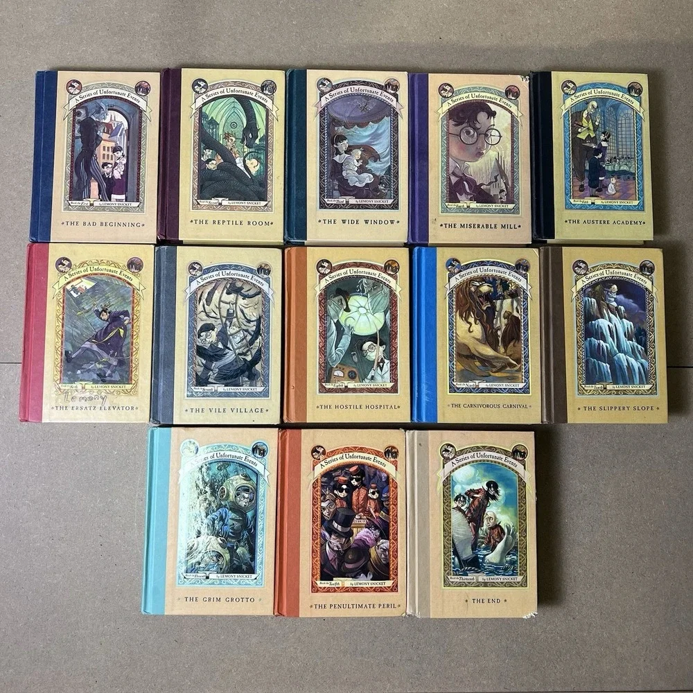 Lemony Snicket Series of Unfortunate Events Complete 13 Book Set 1st Ed HC